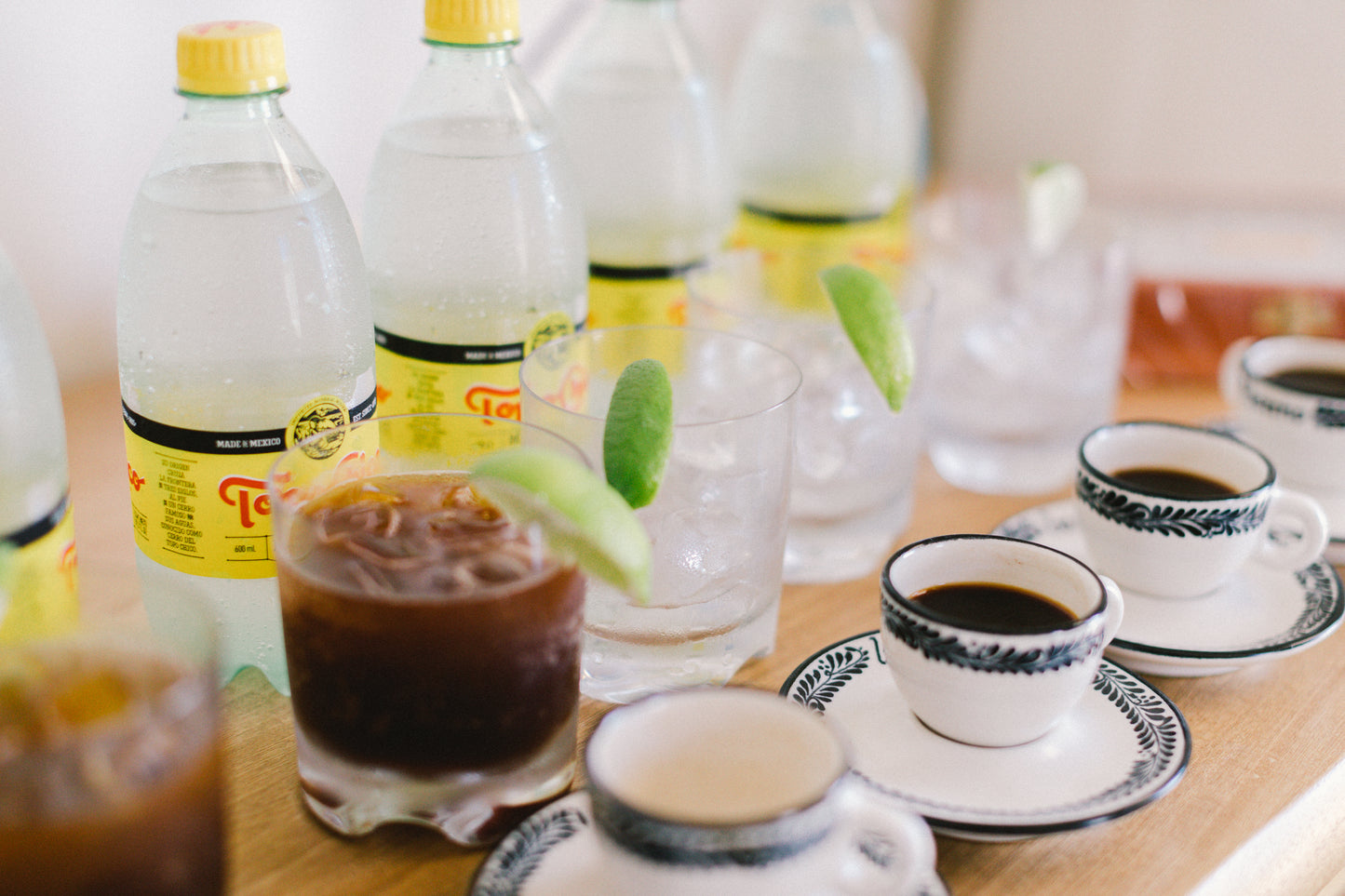 Espresso + Mineral Water