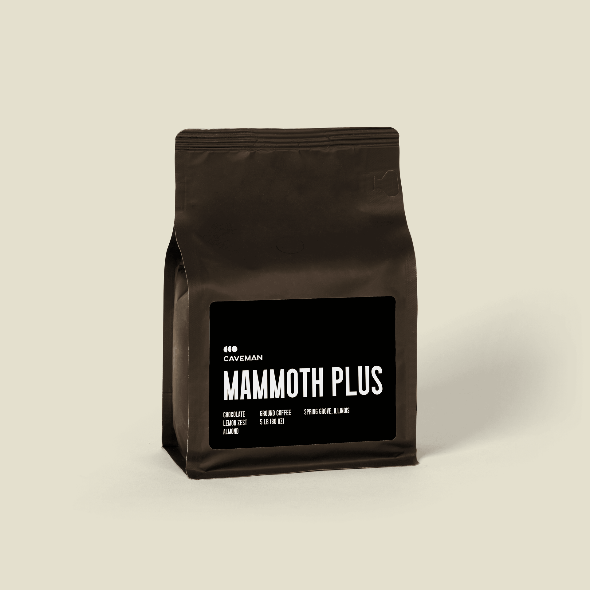 Mammoth Plus | 250g, 2lb, 5lb Bag | 100% Arabica | Caveman Coffee Co