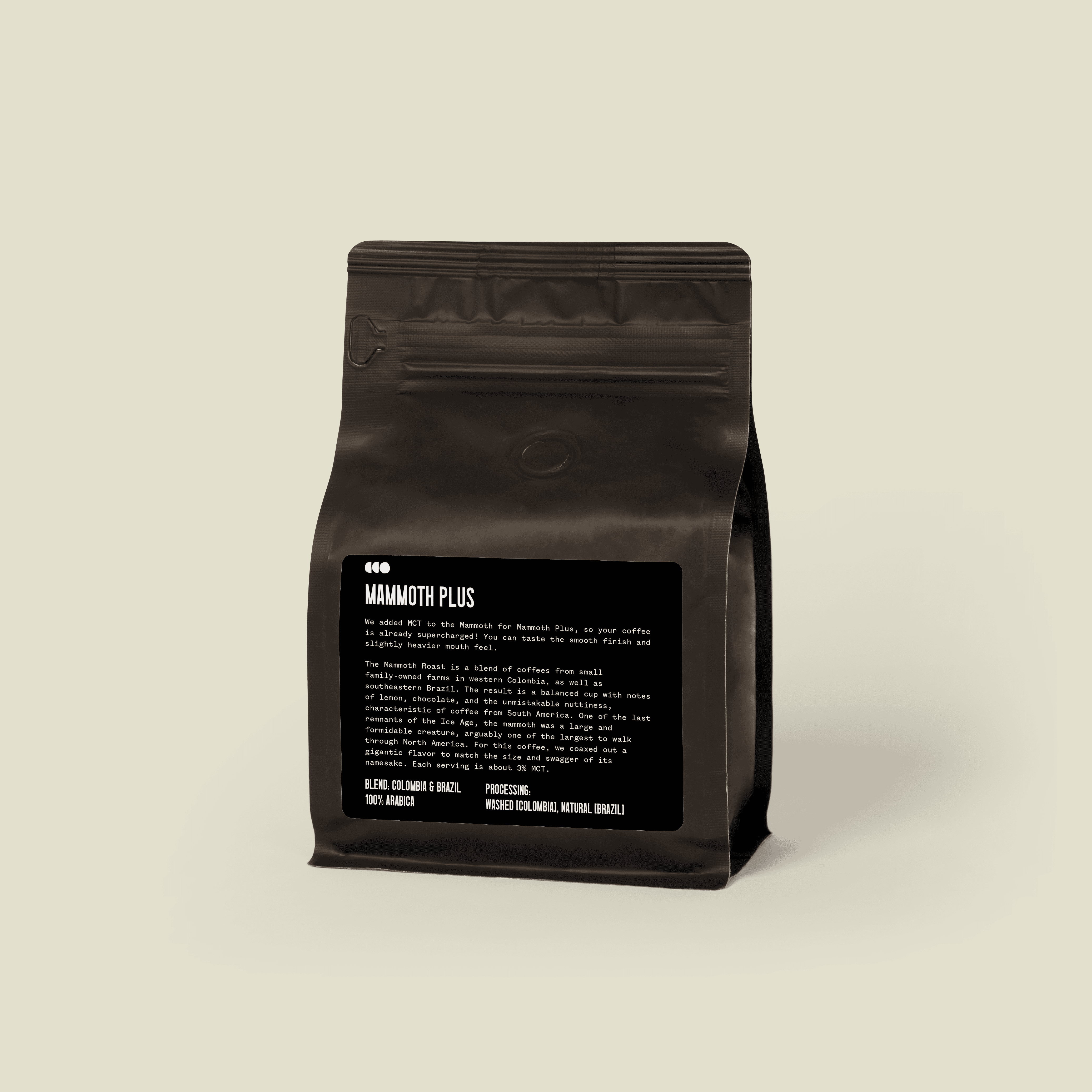 Mammoth Plus | 250g, 2lb, 5lb Bag | 100% Arabica | Caveman Coffee Co