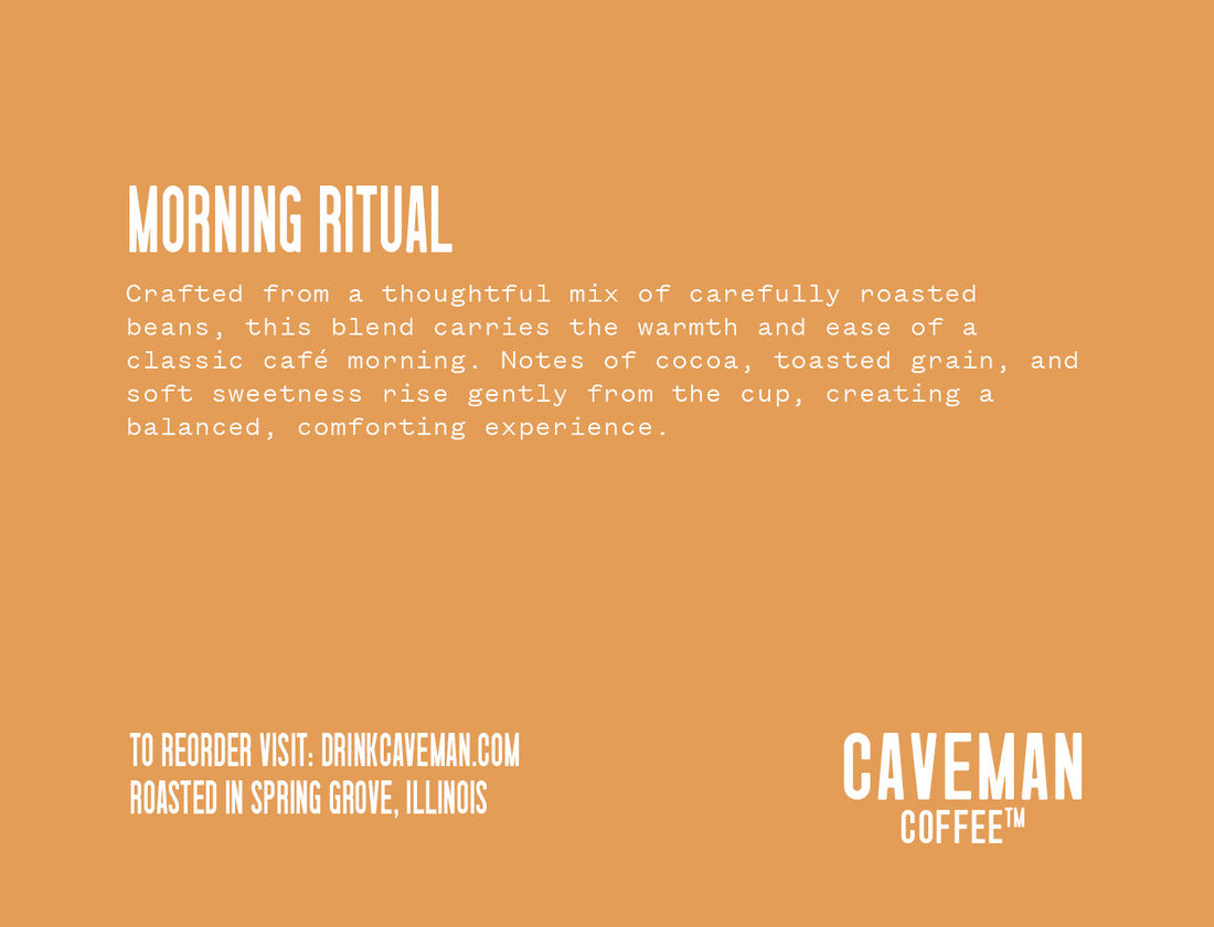 Morning Ritual (Medium Roast) – Cocoa & Toasted Grain – Caveman Coffee