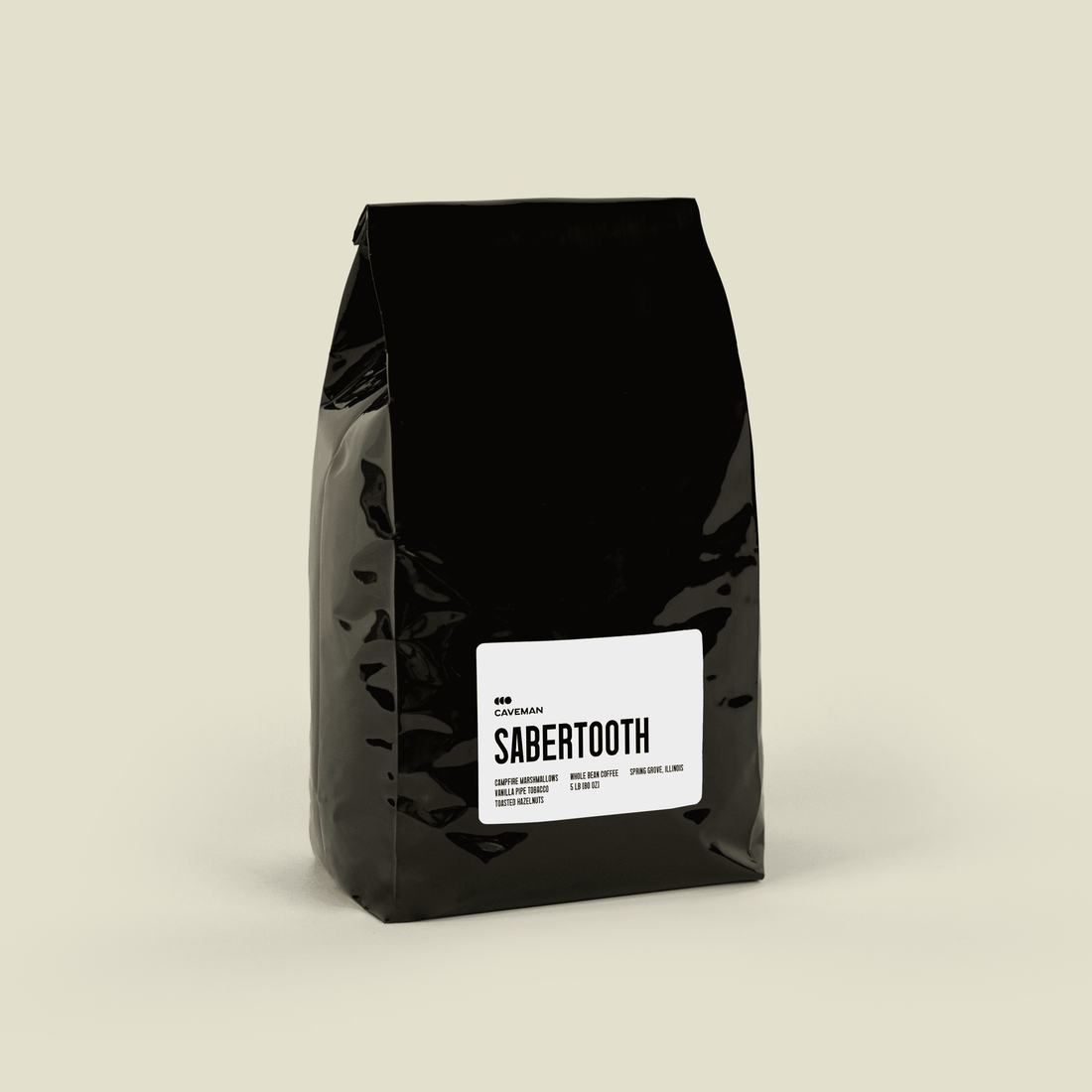 Sabertooth - Dark Roast Coffee Beans | 250g, 2lb, 5lb Bag | Caveman Coffee