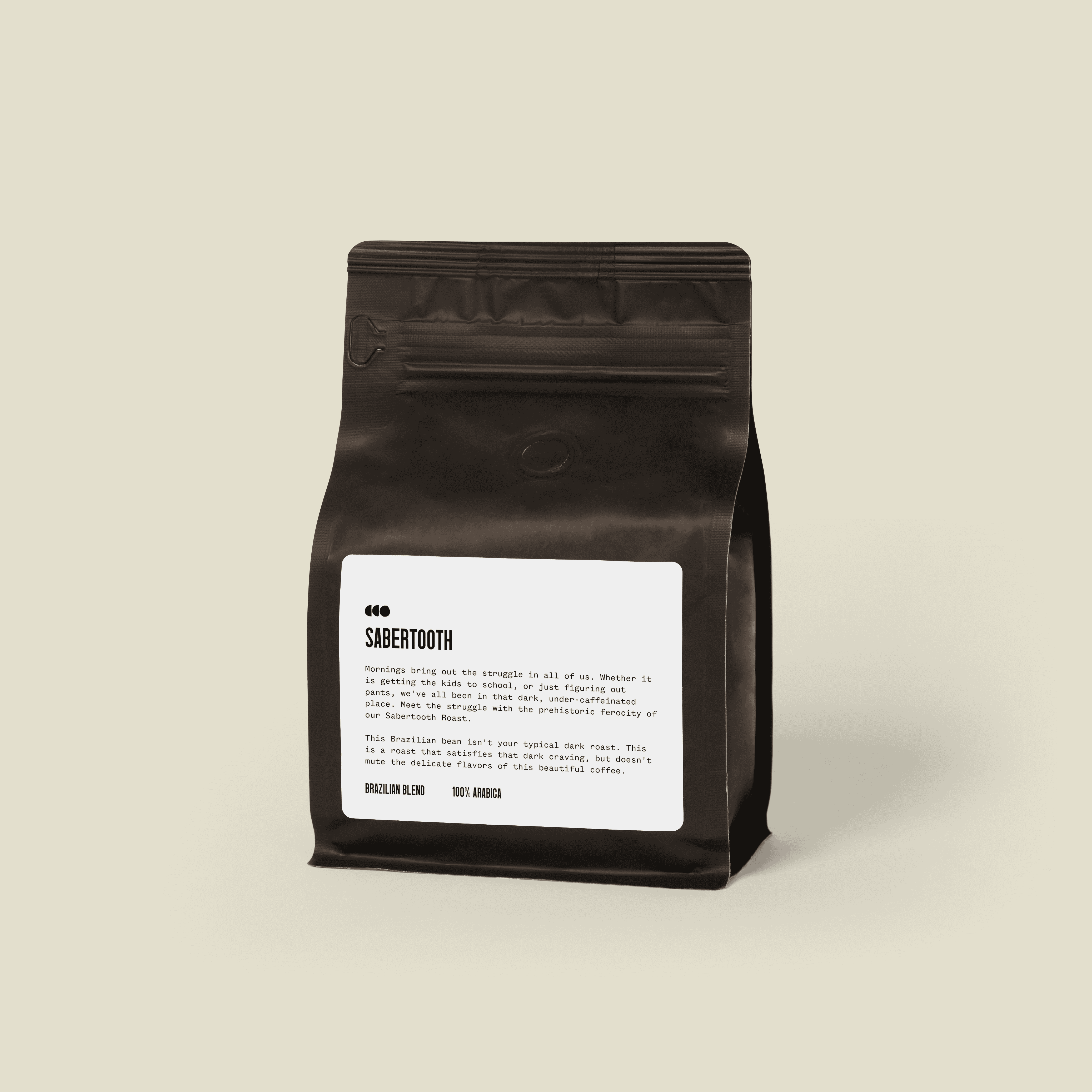 Skip Change Out Sabertooth - Dark Roast Coffee Beans | 250g, 2lb, 5lb Bag | Caveman Coffee